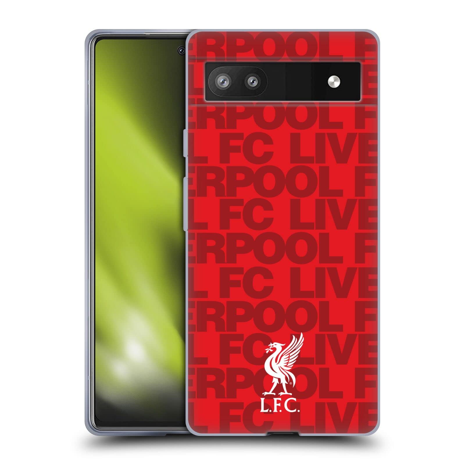 Head Case Designs Liverpool FC Red Crest & Liverbird Soft Gel Case for Google Pixel 6a - Officially Licensed Phone Cover for Fans & Daily Protection