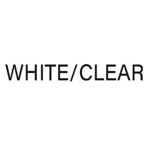 Black on Clear/White
