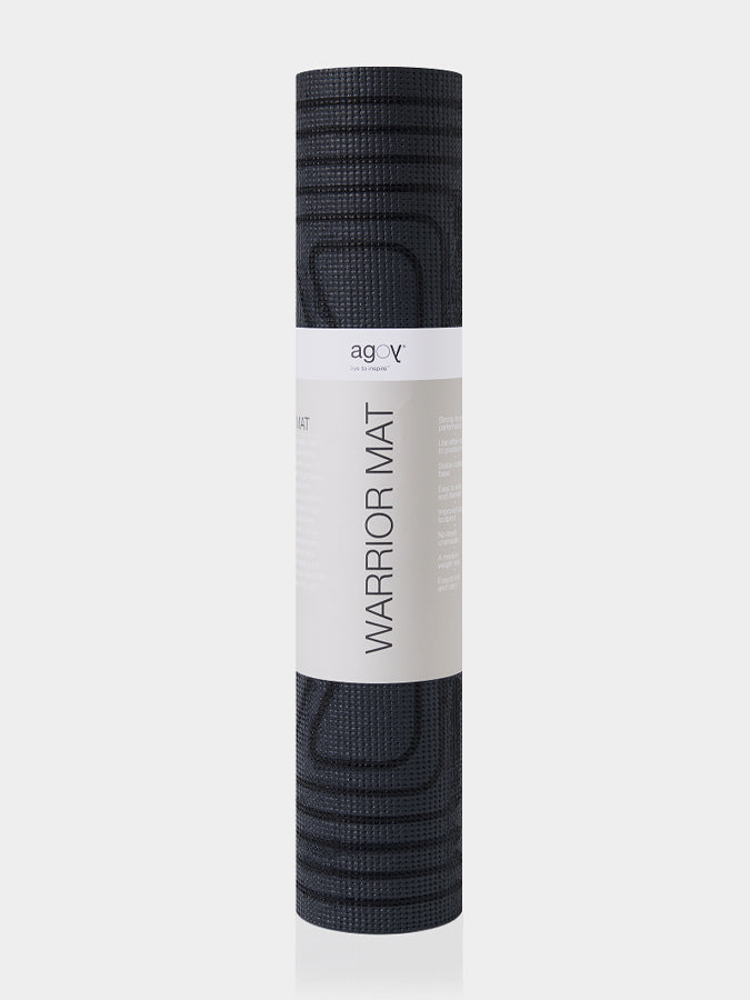 Premium agoy Studio Warrior Yoga Mat 6mm - Non-Slip, Eco-Friendly & Extra Thick for Hot Yoga, Pilates & Home Workouts - Perfect for Beginners & Professionals