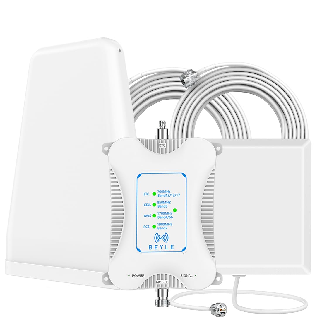 5G 4G LTE 3G GSM Cell Phone Signal Booster for All U.S. Carriers - Verizon, AT&T, T-Mobile, Sprint | FCC Approved Home Signal Amplifier Covers Up to 5000 Sq Ft | Perfect for Rural Areas, Basements & Office Buildings