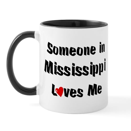 White/Black Inside - Mississippi Loves Me Mug