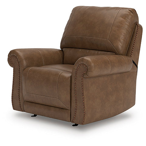 Premium Chasemore Earth Recliner PC5590261 - Ergonomic Comfort for Living Room, Home Theater & Office - Adjustable Leather Reclining Chair with Lumbar Support