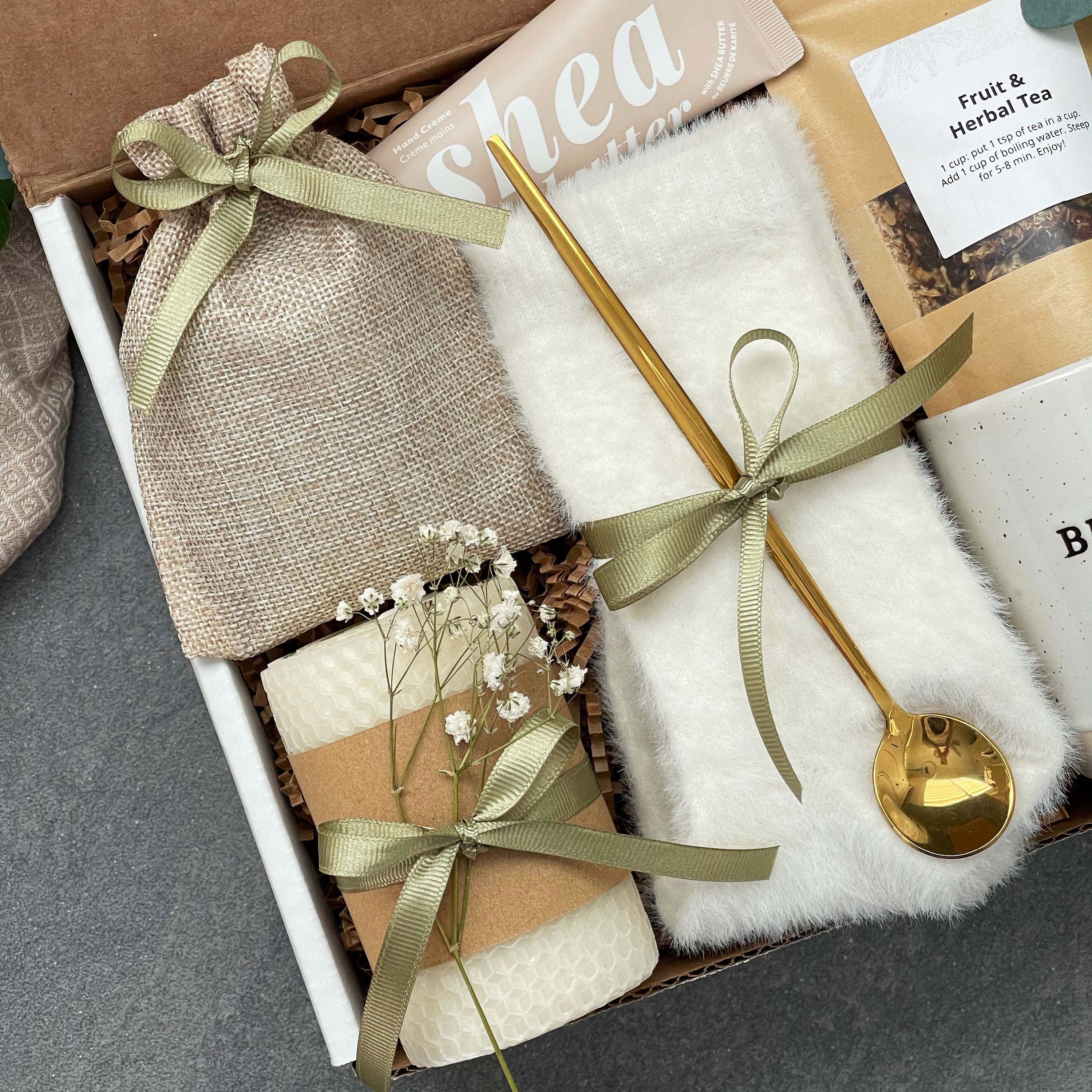 Thoughtful Gift Box for Women - New Mom Care Package with Hygge Essentials - Perfect for Baby Showers, Mother's Day & Self-Care Moments