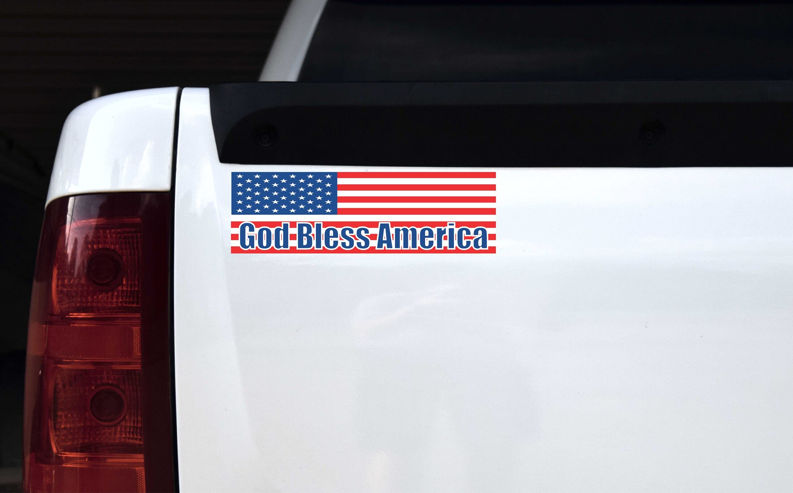 God Bless America Vinyl Sticker - Patriotic Decal 10