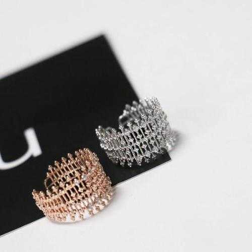 Bellezza Micro Pave Cocktail Ring - Elegant Cubic Zirconia Wedding Party Jewelry for Women | Perfect for Evening Events, Date Nights & Special Occasions