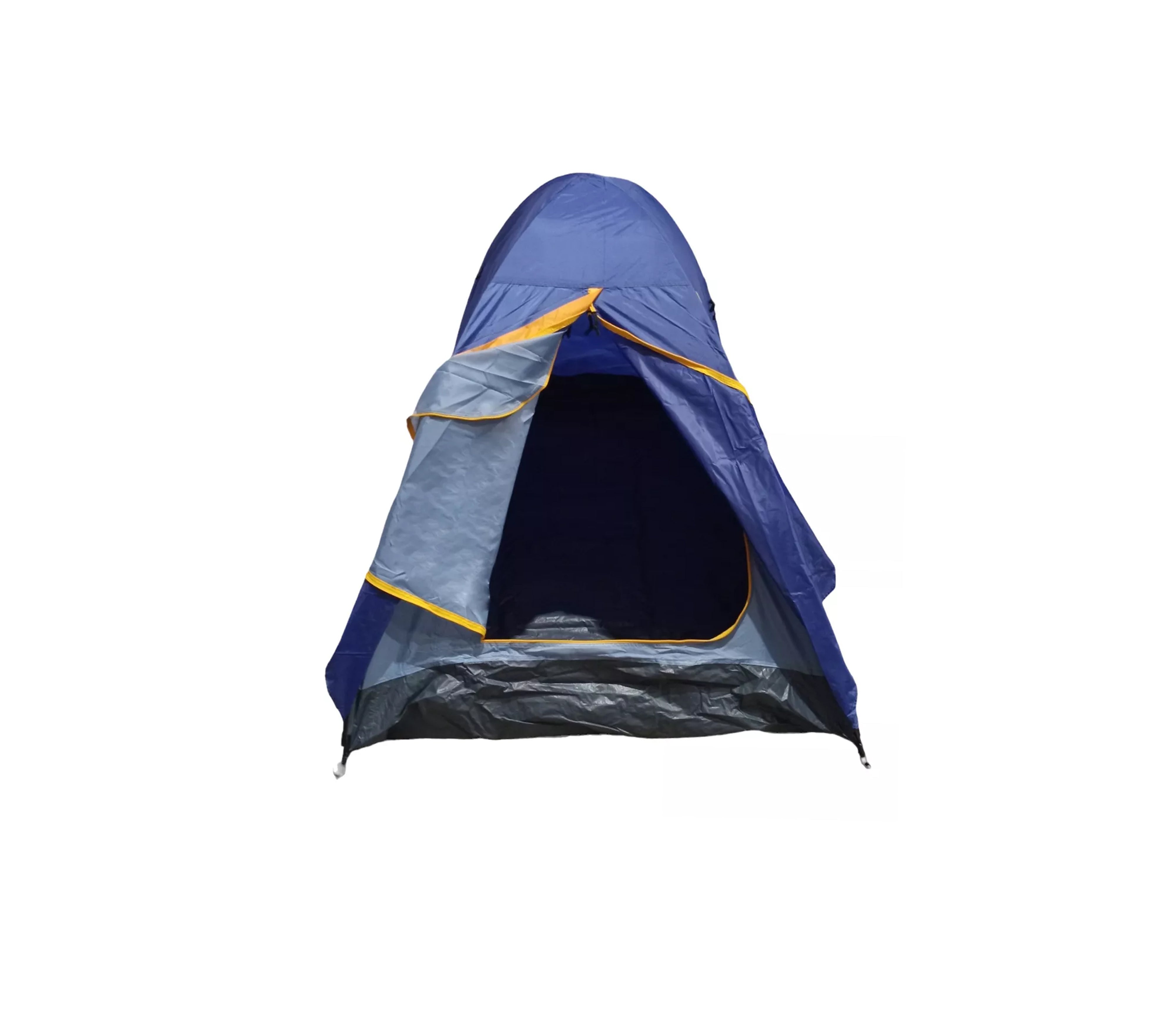 2-Person Camping Tent - Lightweight & Durable Blue/Grey Summit Tent for Outdoor Adventures | Perfect for Hiking, Backpacking & Family Camping Trips
