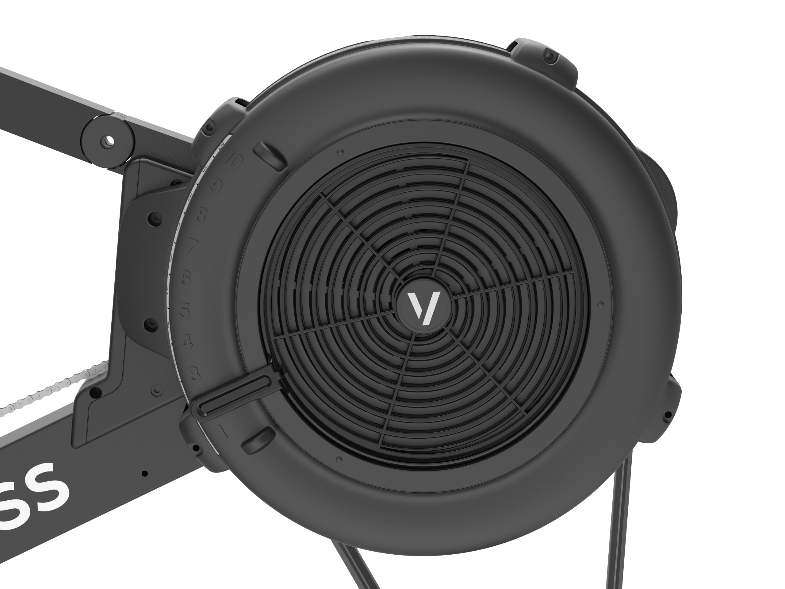 VO3 FITNESS RM100 Commercial Rowing Machine for Home Gym - Heavy Duty Indoor Rower with Smooth Magnetic Resistance - Perfect for Full Body Workout & Cardio Training