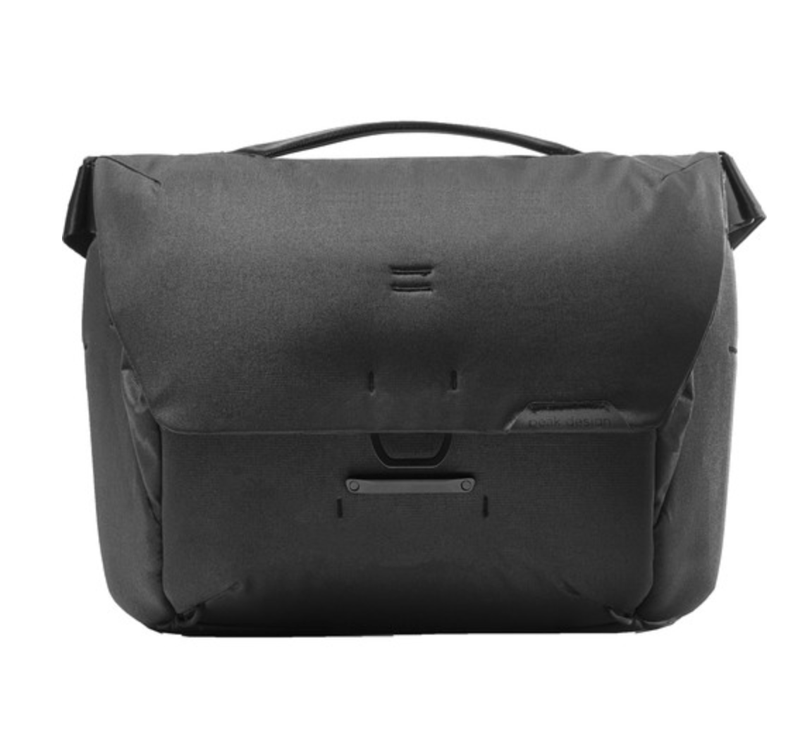 Peak Design 13L Everyday Messenger Bag V2 - Waterproof Camera Bag for DSLR & Laptop - Black - Perfect for Photographers, Commuters & Travelers