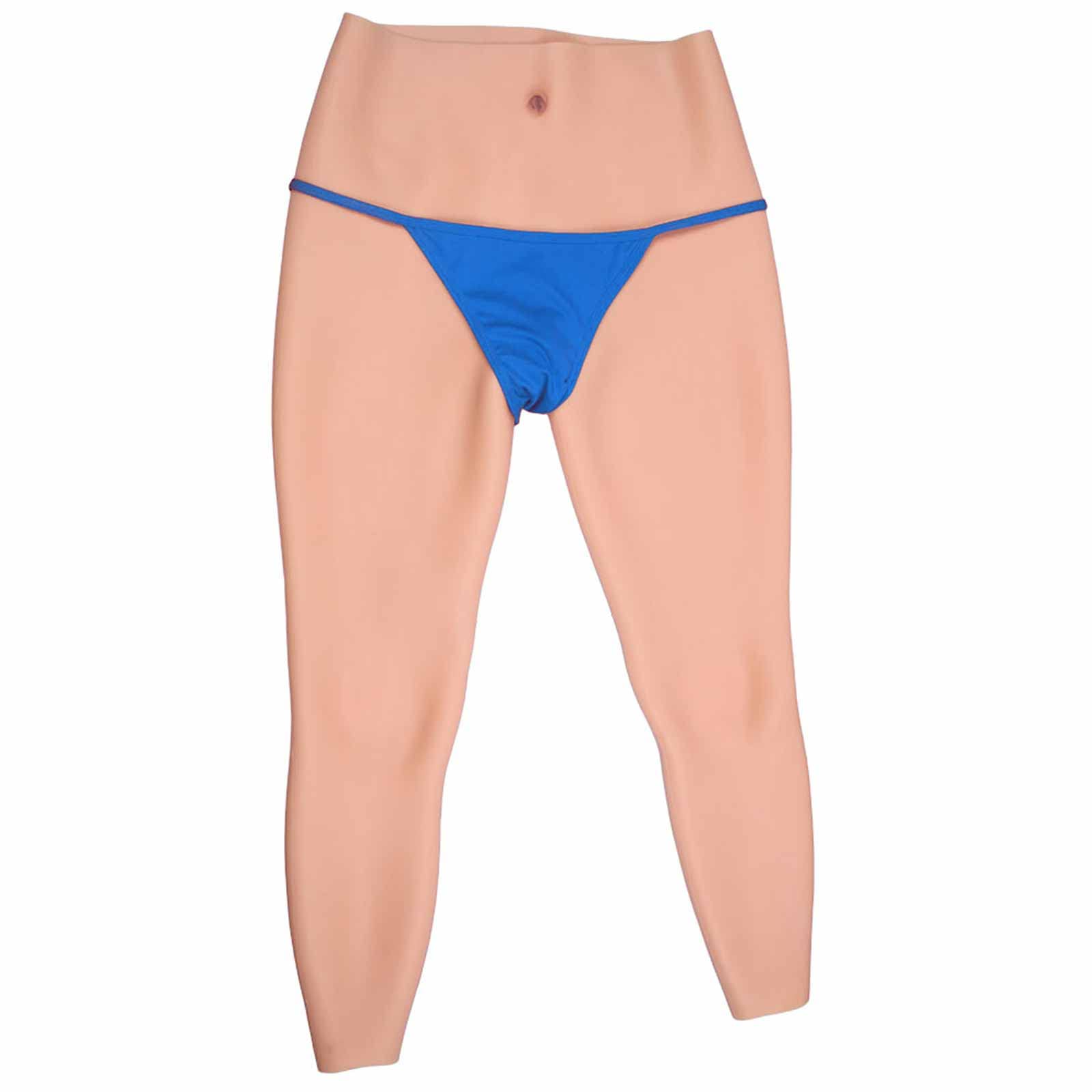 WHG Silicone Fake Vagina Panties - Pluggable Underwear for Men, Transgender & Shemale - Gaff Thong & False Pussy Boxers for Discreet Wear - Perfect for Crossdressing, Cosplay & Intimate Moments