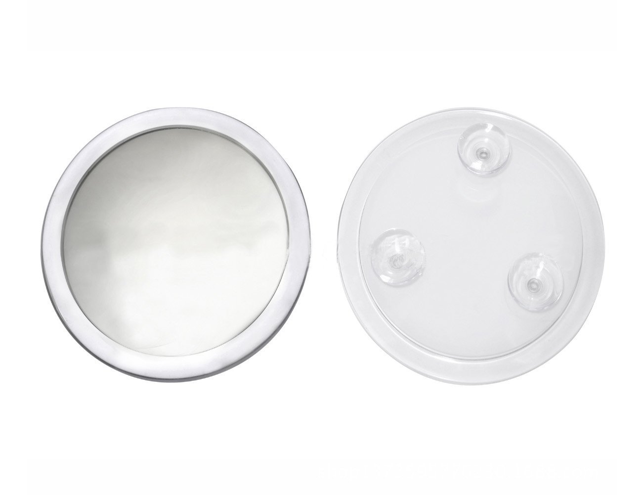5X Magnifying Mirror with 3 Suction Cups - 7 Inch Makeup Mirror for Bathroom, Vanity & Travel - Perfect for Shaving, Makeup Application & Skincare Routine