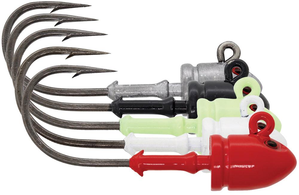 Mustad BUH824 Elite Bullet Jig Heads - Premium Fishing Lure Hooks for Bass, Walleye & Saltwater - Perfect for Freshwater & Offshore Fishing