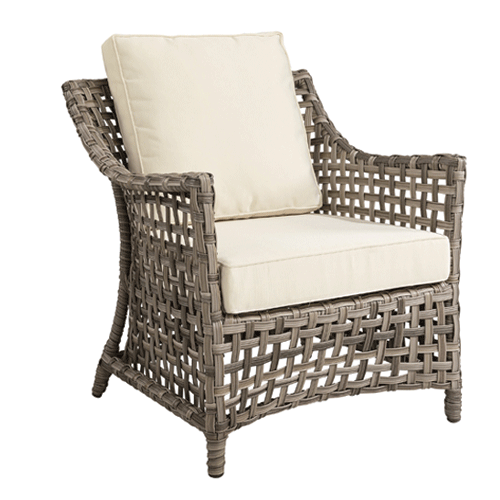 Artwood Malaga Outdoor Armchair - Weather-Resistant Patio Lounge Chair with Cushion - Perfect for Poolside, Garden, and Backyard Relaxation