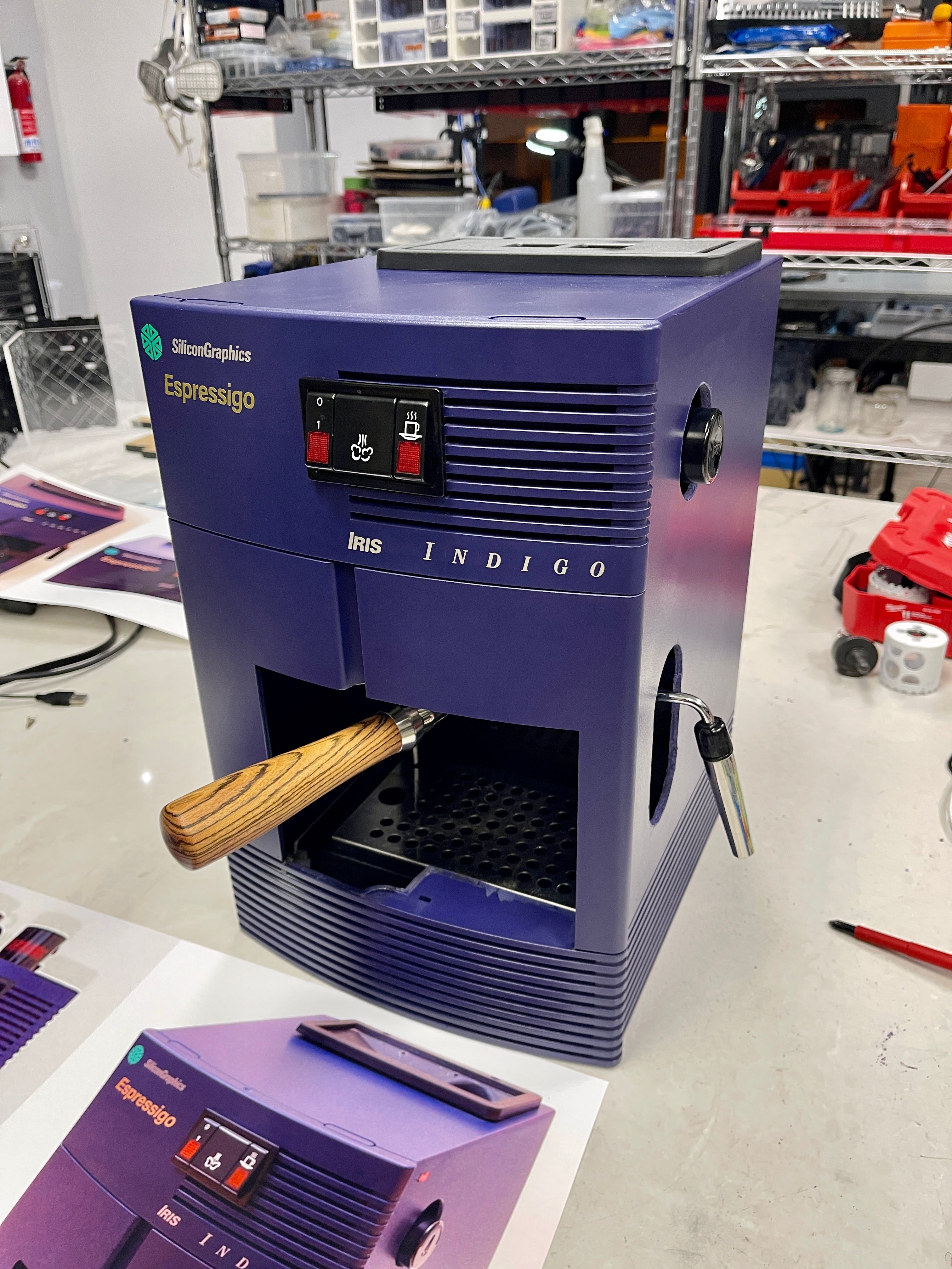 Vintage Silicon Graphics Espresso Replica - Retro Computer Collectible for Tech Enthusiasts & Home Office Decor