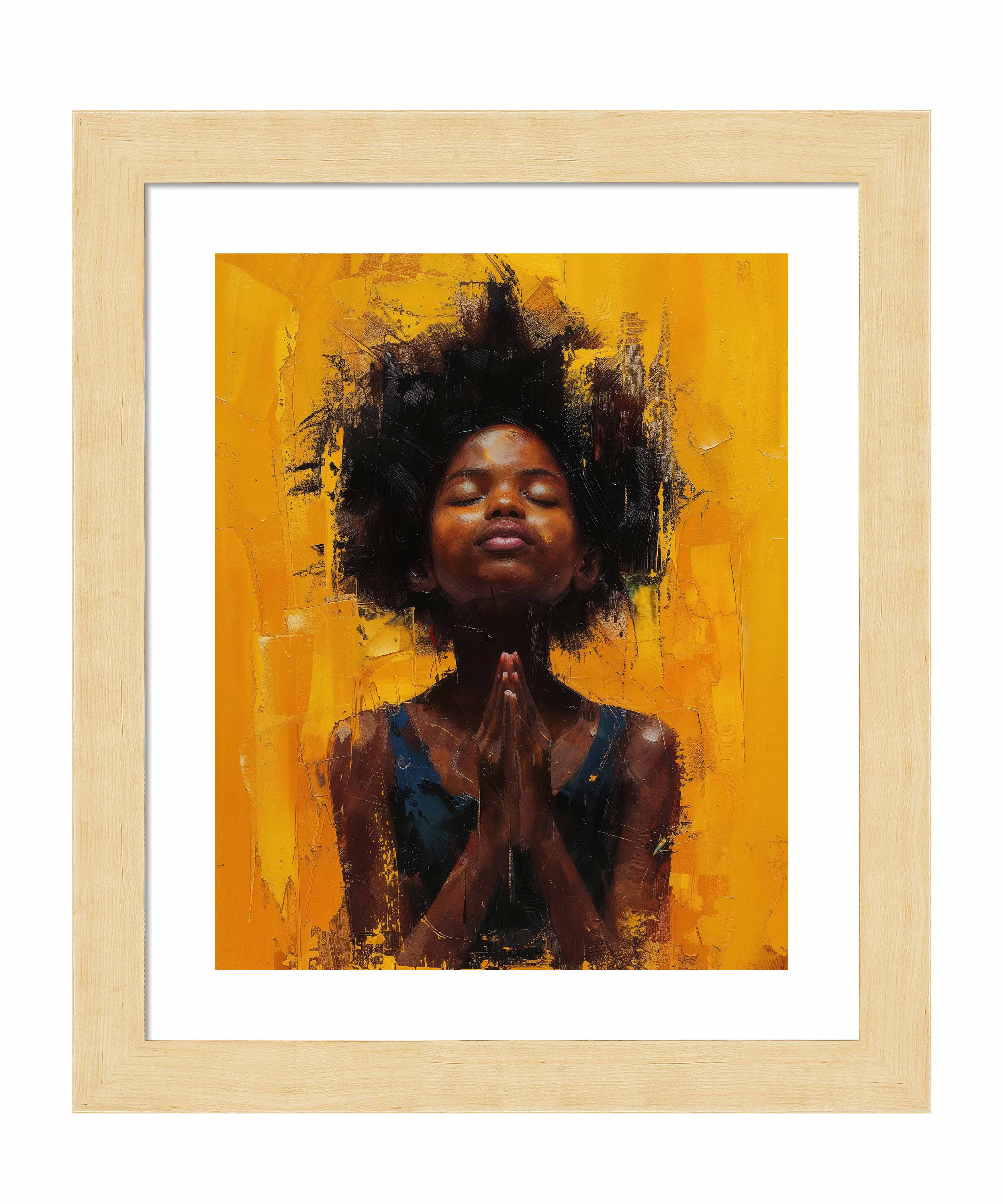 Devotional Art Prints with Candlelight - Perfect for Home Decor, Meditation Spaces & Spiritual Gifts