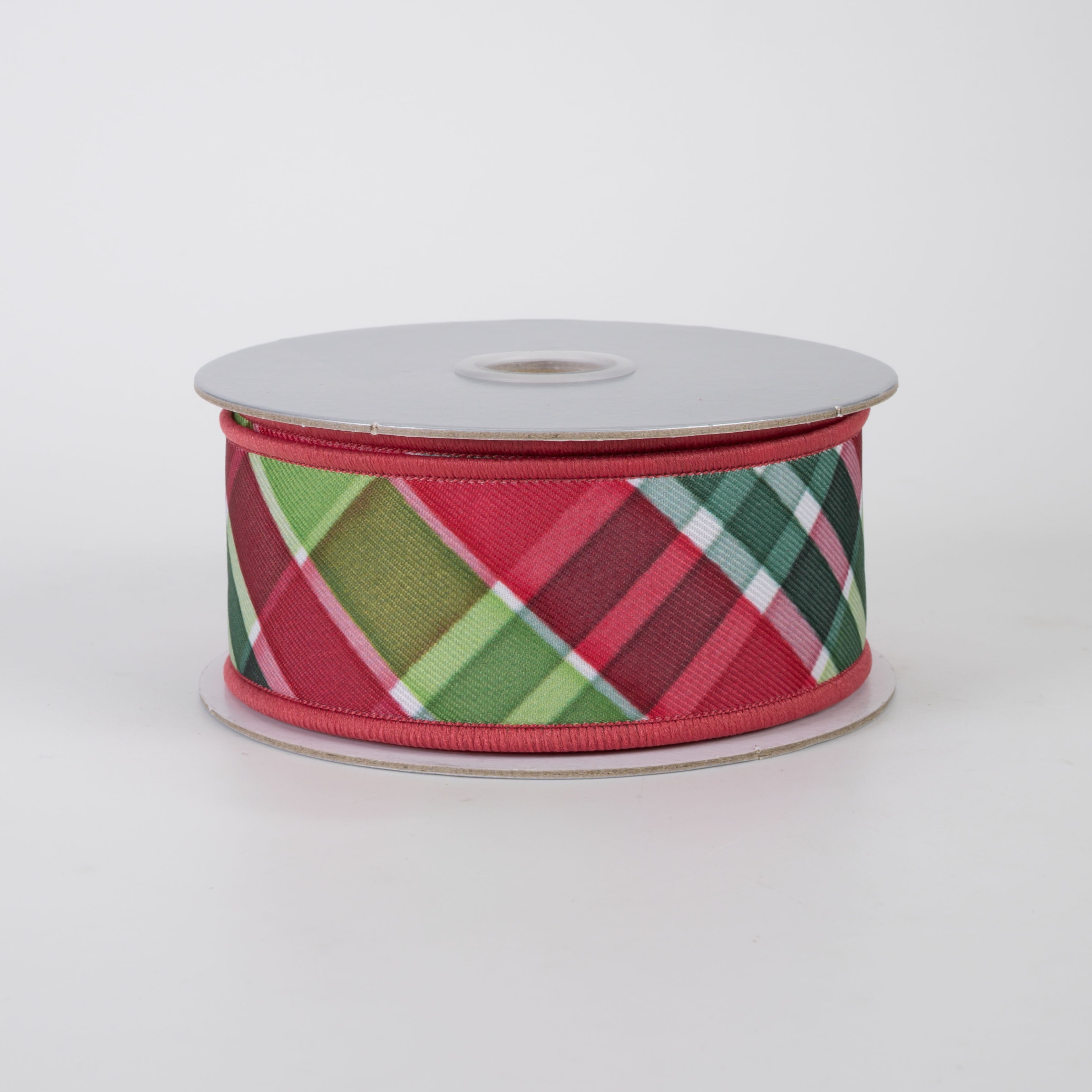 1.5 Inch Deluxe Bold Plaid Ribbon - Christmas Decoration for Gifts, Wreaths & Tree Trimming (10 Yards) - Perfect for Holiday Crafts, DIY Projects & Festive Packaging