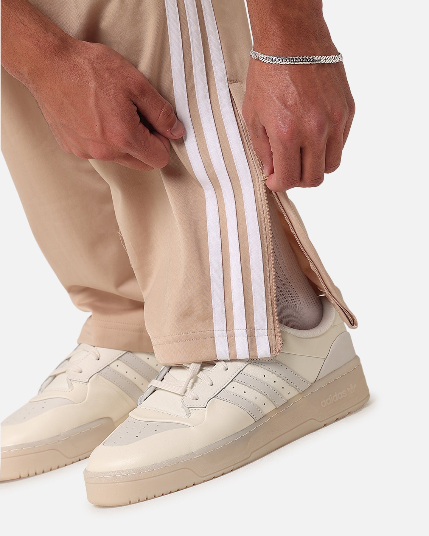Adidas Firebird Trackpants for Women - Magic Beige Retro Joggers | Comfortable Athletic Pants for Running, Yoga & Casual Wear