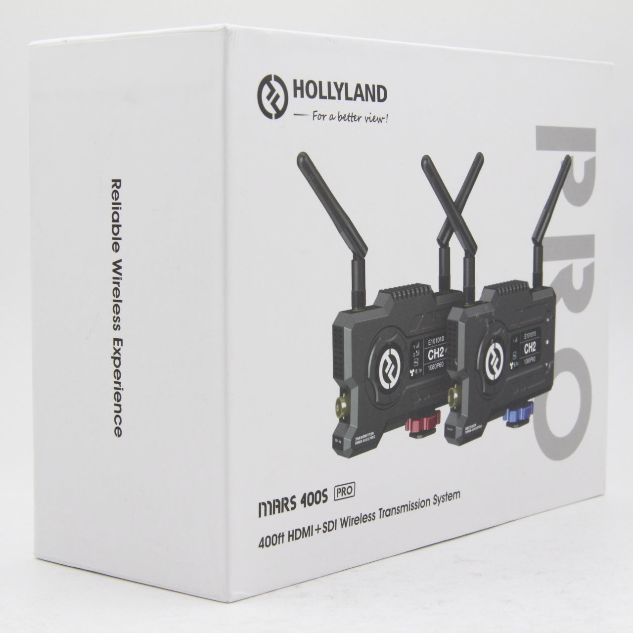 Hollyland Mars 400S PRO SDI/HDMI Wireless Video Transmission System - Open Box Deal | Professional Wireless Video Transmitter for Live Streaming, Film Production & Broadcast
