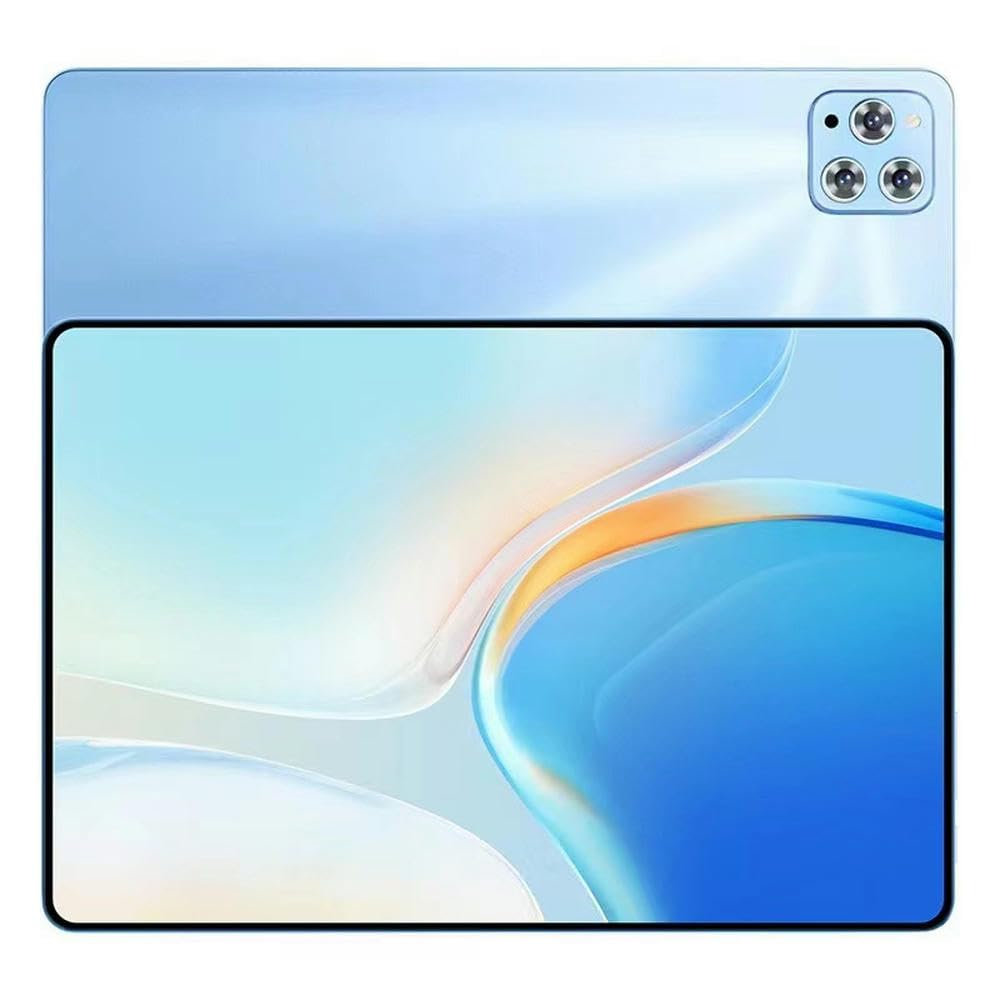 YTHYTHYTH 10.1 Inch 4G LTE Tablet - 4GB RAM 32GB Storage, Dual SIM Support with UK Plug - Perfect for Online Learning, Work & Entertainment (Blue)