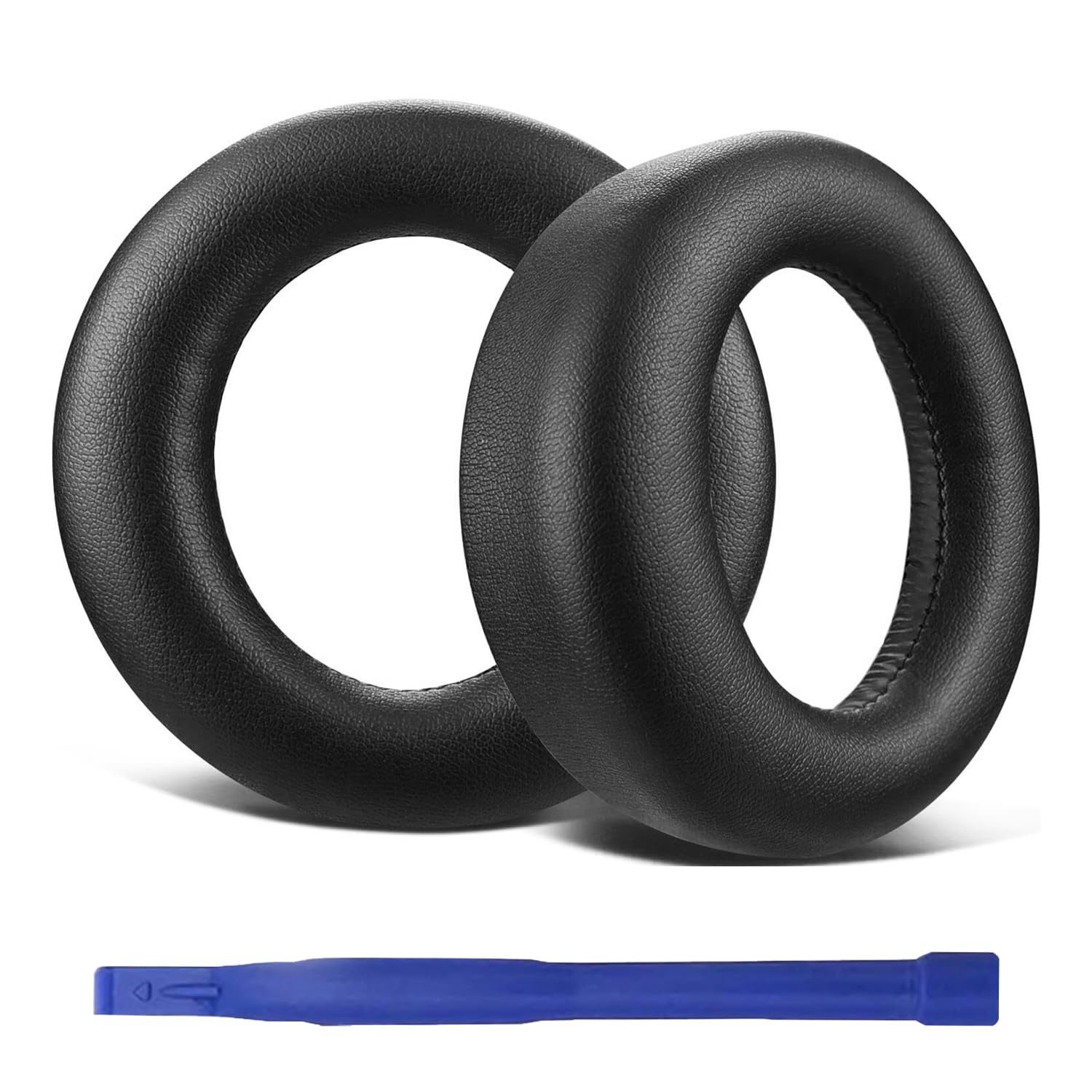 Replacement Earpads for Sony PS5 Pulse 3D Wireless Headphones - Soft Protein Leather & High-Density Foam Cushions (Black) - Comfortable Gaming Headset Accessories for Long Play Sessions