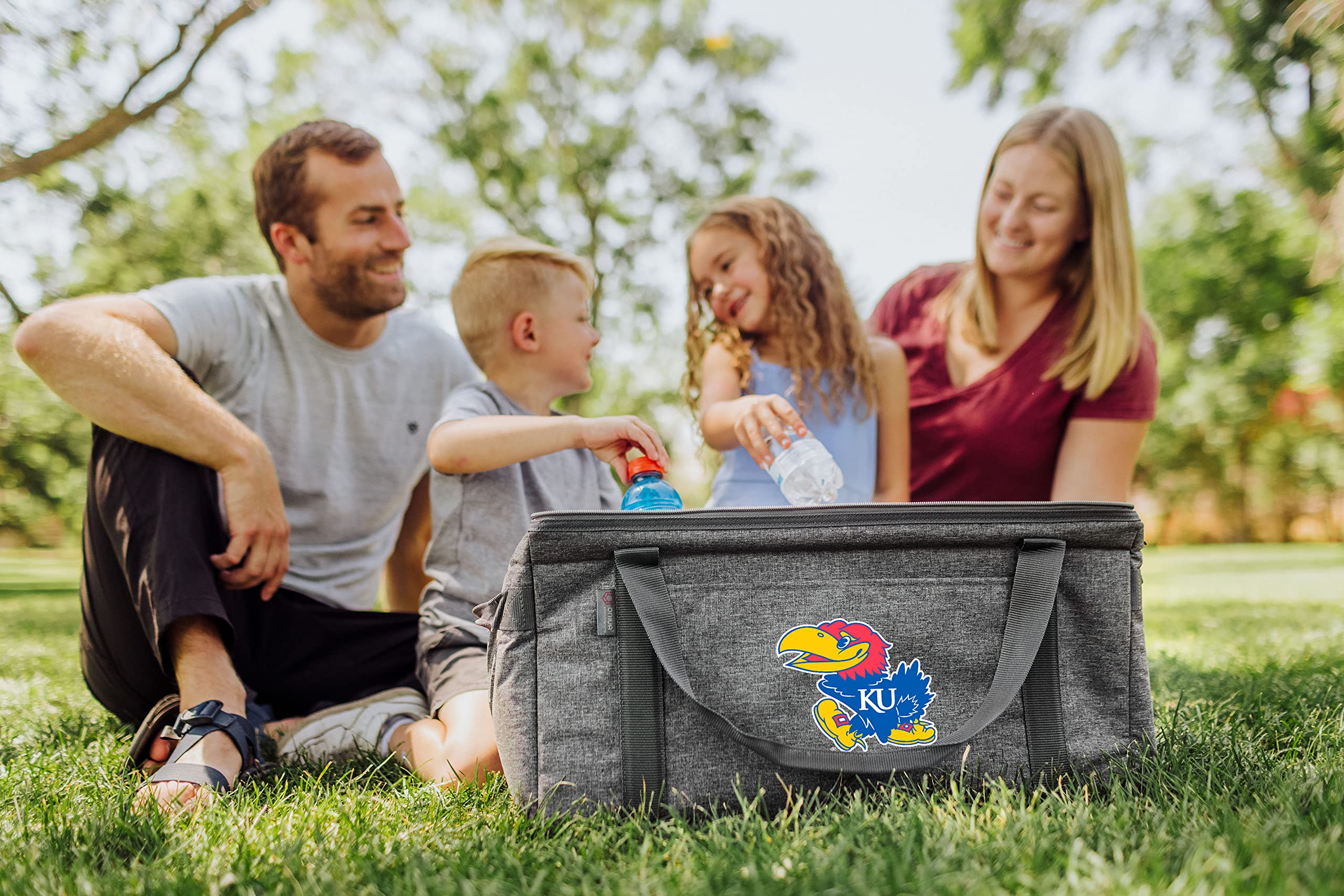 PICNIC TIME NCAA Unisex-Adult 64 Can Collapsible Cooler - Portable Insulated Picnic Cooler for Beach, Camping, Tailgating & Outdoor Parties