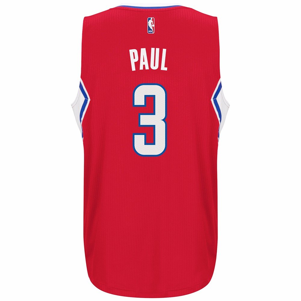 Adidas Chris Paul Los Angeles Clippers Swingman Jersey - Men's NBA Basketball Jersey, Red Road Edition - Perfect for Game Day, Fan Events & Sports Collectibles