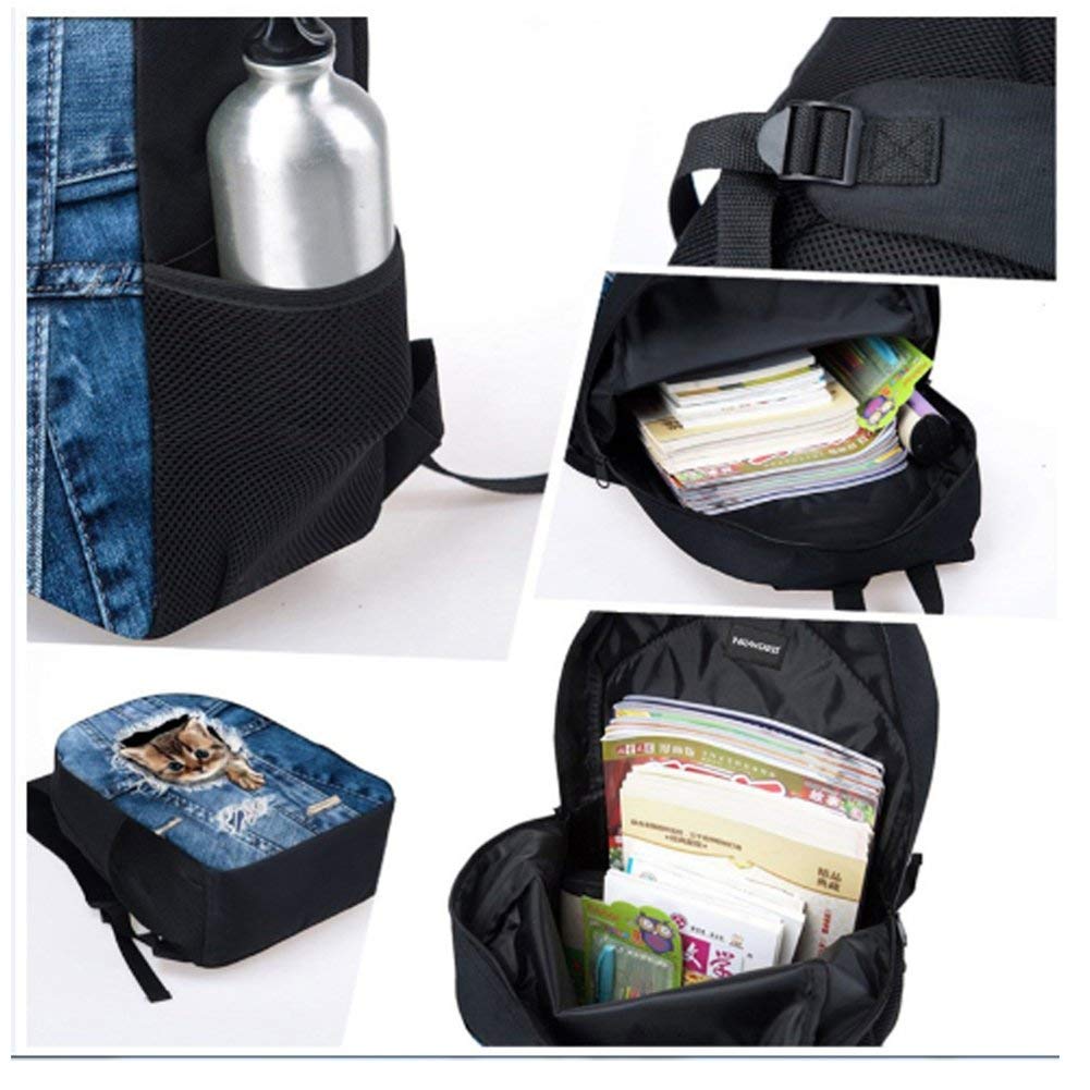 Dreaweet 3D Animal Backpack for Kids - Cute Beagle & Panda Design, School Book Bag, Travel Shoulder Bag, Casual Daypack for Boys & Girls - Perfect for School, Travel, and Daily Use
