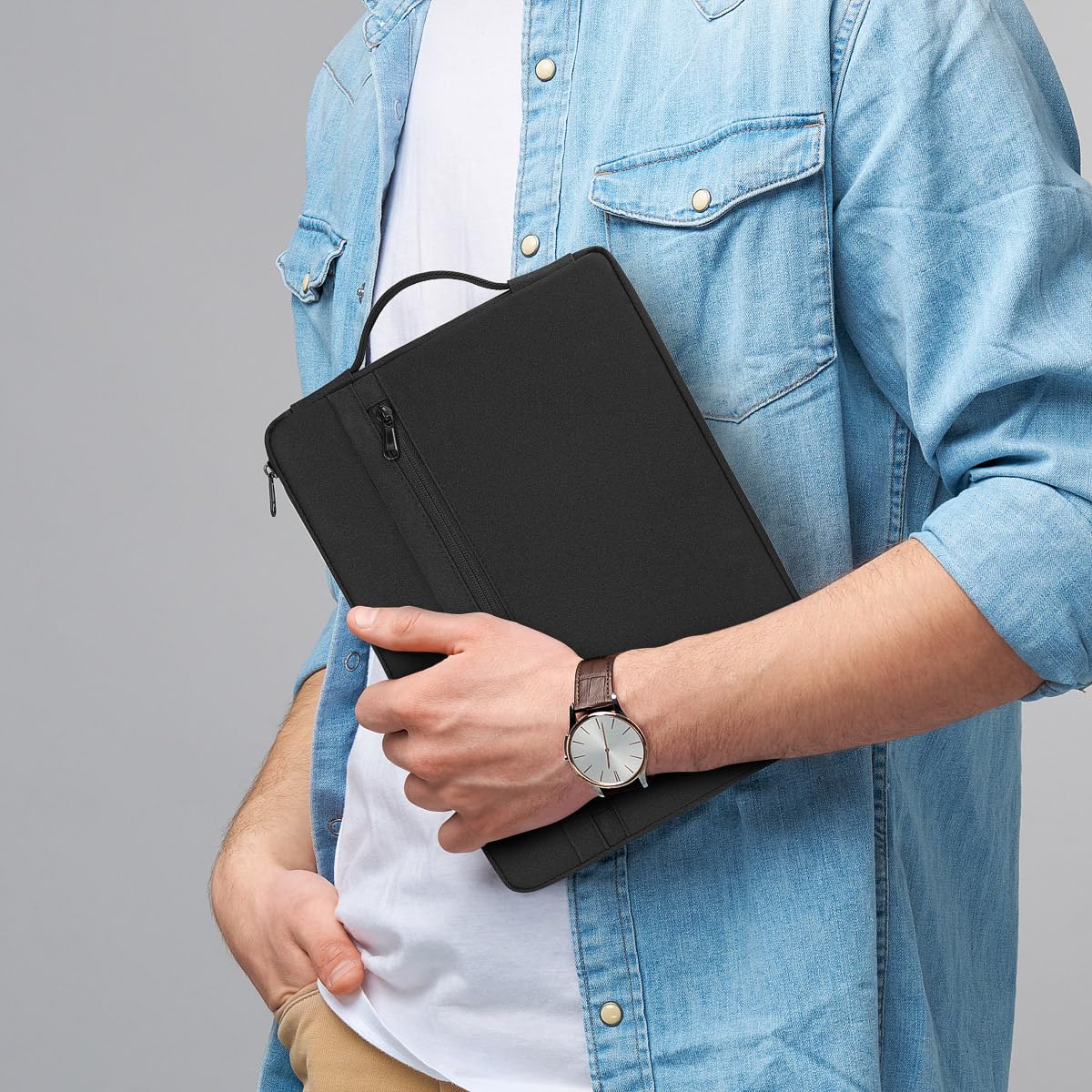**KIZUNA 17 Inch Water-Resistant Laptop Sleeve - Protective Case for 17.3