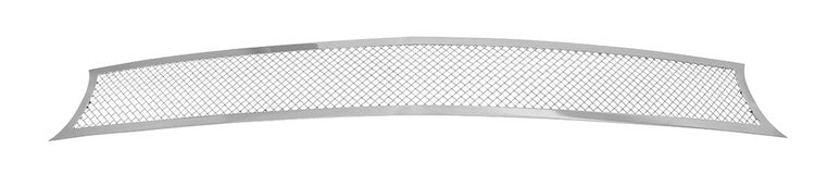 Polished Stainless Steel Upper Mesh Grille for Dodge Challenger 2015-2023 | Chrome Front Bumper Grille Replacement | Enhances Vehicle Appearance & Protection
