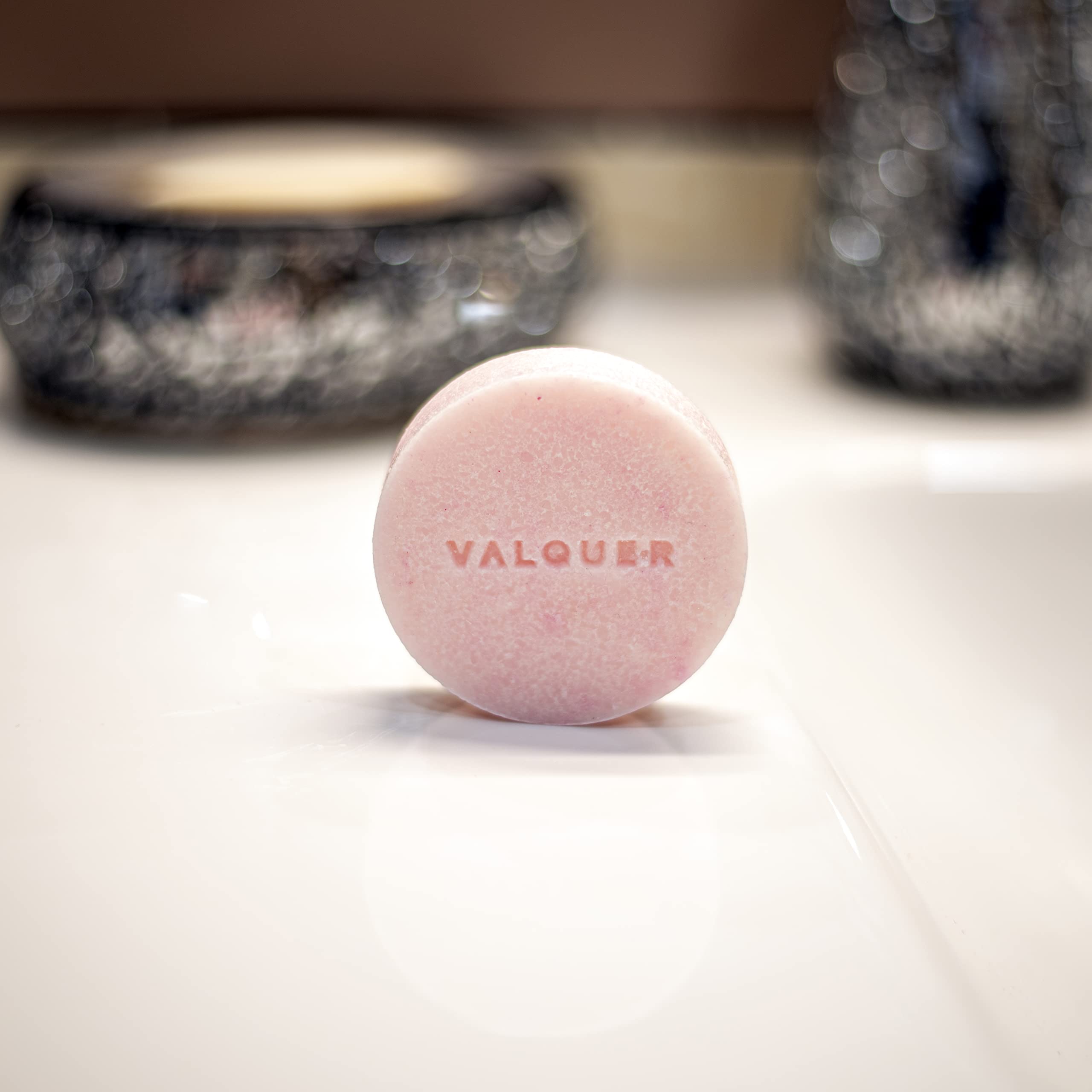 Valquer Shampoo Bar for Dry Hair - Sulfate Free, Plastic Free, Vegan & Cruelty Free - Zero Waste Eco-Friendly Solid Shampoo (50g) with Rich Foaming - Perfect for Travel, Camping & Sustainable Hair Care