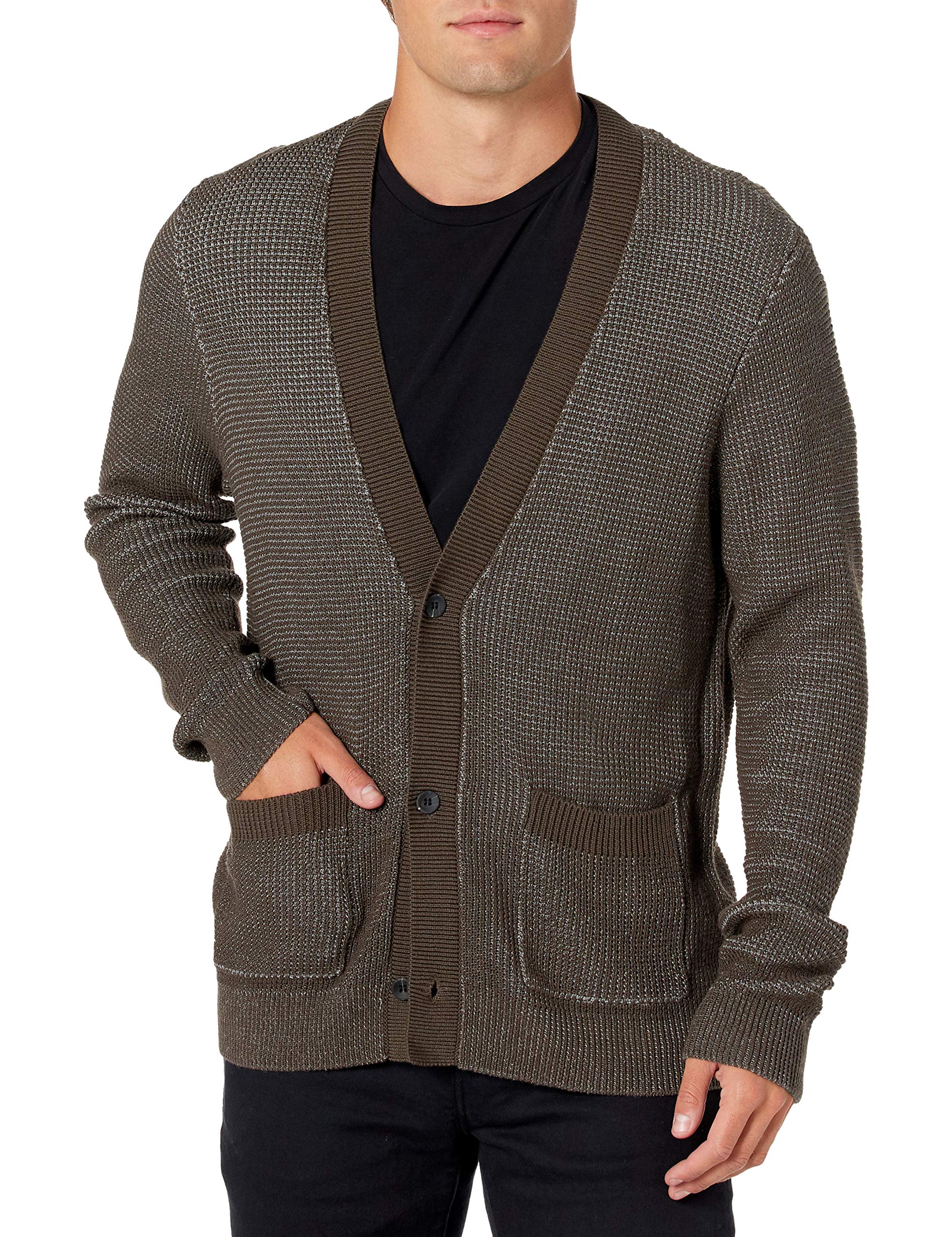 PAIGE Men's Hudson Cardigan - Soft Knit Sweater for Men | Casual & Cozy Fall/Winter Pullover | Perfect for Office, Dates & Outdoor Activities
