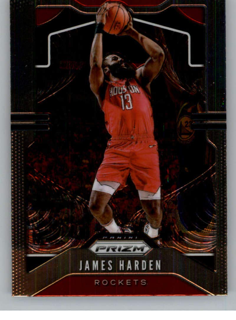 2019-20 Panini Prizm #107 James Harden Houston Rockets NBA Basketball Trading Card - Rare Collectible for Sports Fans & Card Investors | Perfect for Memorabilia Display, Trading, and Investment Portfolio