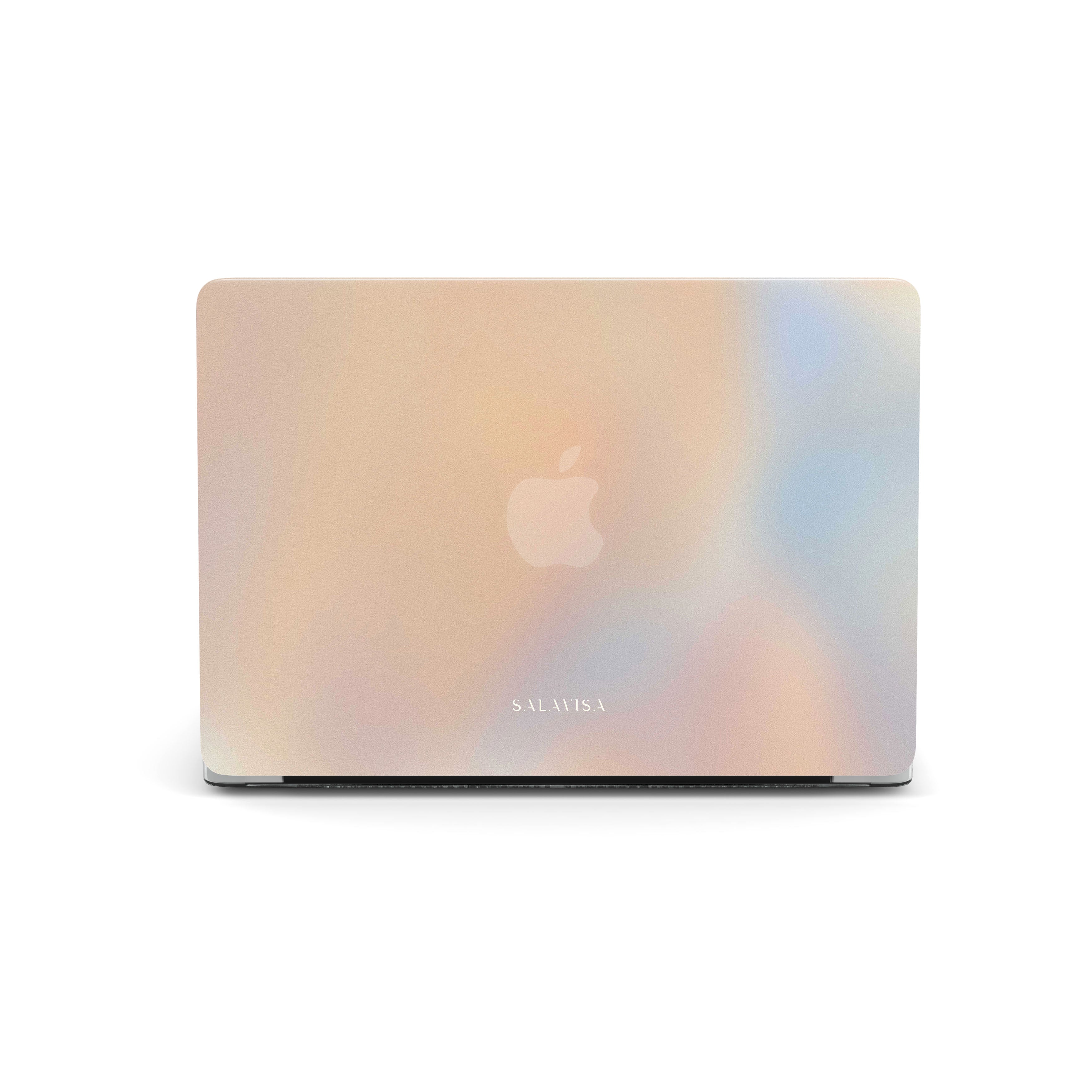 Stylish Peach Glow MacBook Case - Durable Protective Cover for MacBook Air & Pro - Perfect for Work, Travel & School