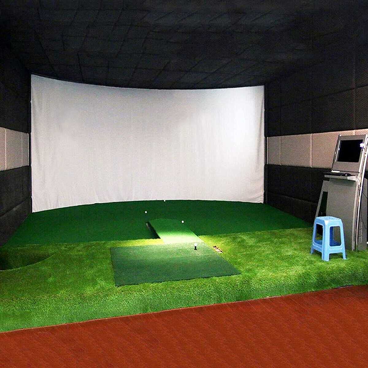 Premium Indoor Golf Simulator Impact Screen - 300x200cm Large Projection Curtain for Golf Practice & Training | Perfect for Home & Commercial Golf Simulators, Driving Ranges & Backyard Practice