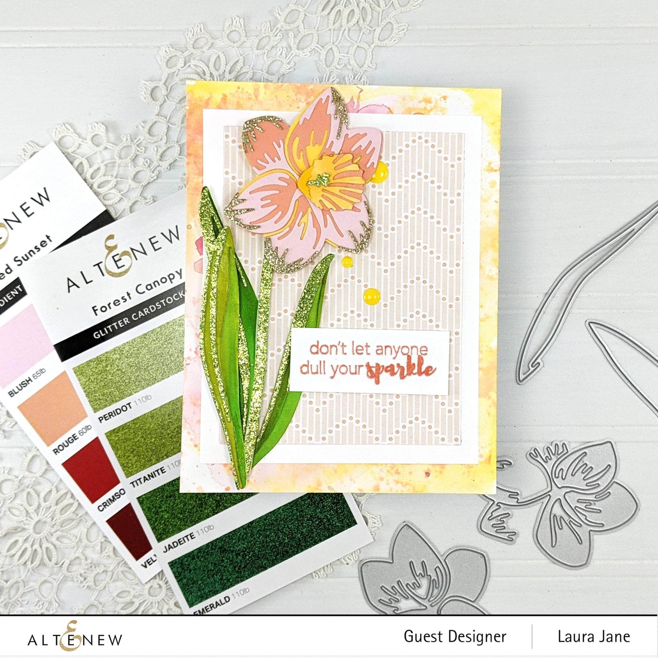 Glitter Gradient Cardstock Set - Forest Canopy Design for Scrapbooking, Card Making & DIY Crafts - Premium 12x12 Inch Paper Pack for Wedding Invitations, Greeting Cards, Home Decor