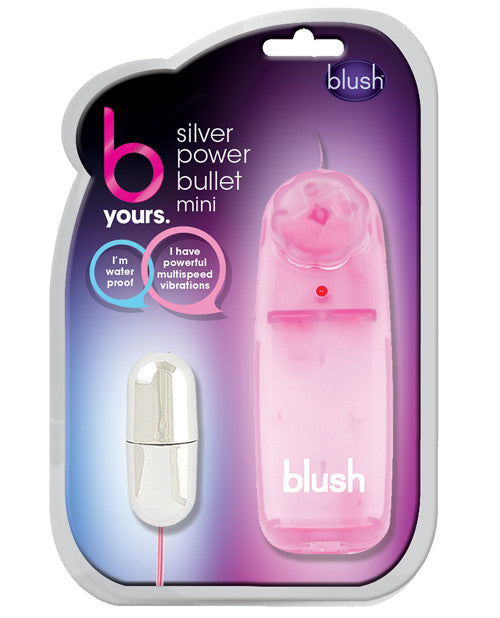 B Yours Power Bullet Vibrator with Wired Remote Control - Pink | Rechargeable Personal Massager for Women | Perfect for Couples Play & Solo Pleasure