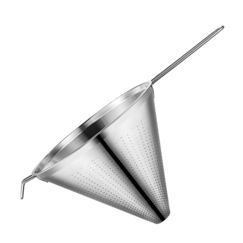 Hemoton Stainless Steel Pour Over Coffee Dripper - 18cm Reusable Coffee Filter for Rich Flavor | Perfect for Home Brewing, Camping & Office Use