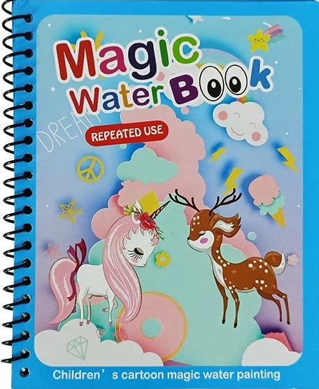 Magic Coloring Book for Kids & Adults - Creative Stress Relief & Fun Activity for Home, Travel & Gifts | Premium Quality Pages with Unique Designs