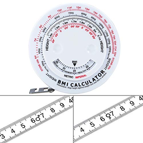 Accurate Body Tape Measure for BMI & Fat Measurement - Fitness Body Fat Calculator, Body Composition Monitor for Health & Wellness - Perfect for Home Gym, Weight Loss Tracking & Personal Fitness Goals