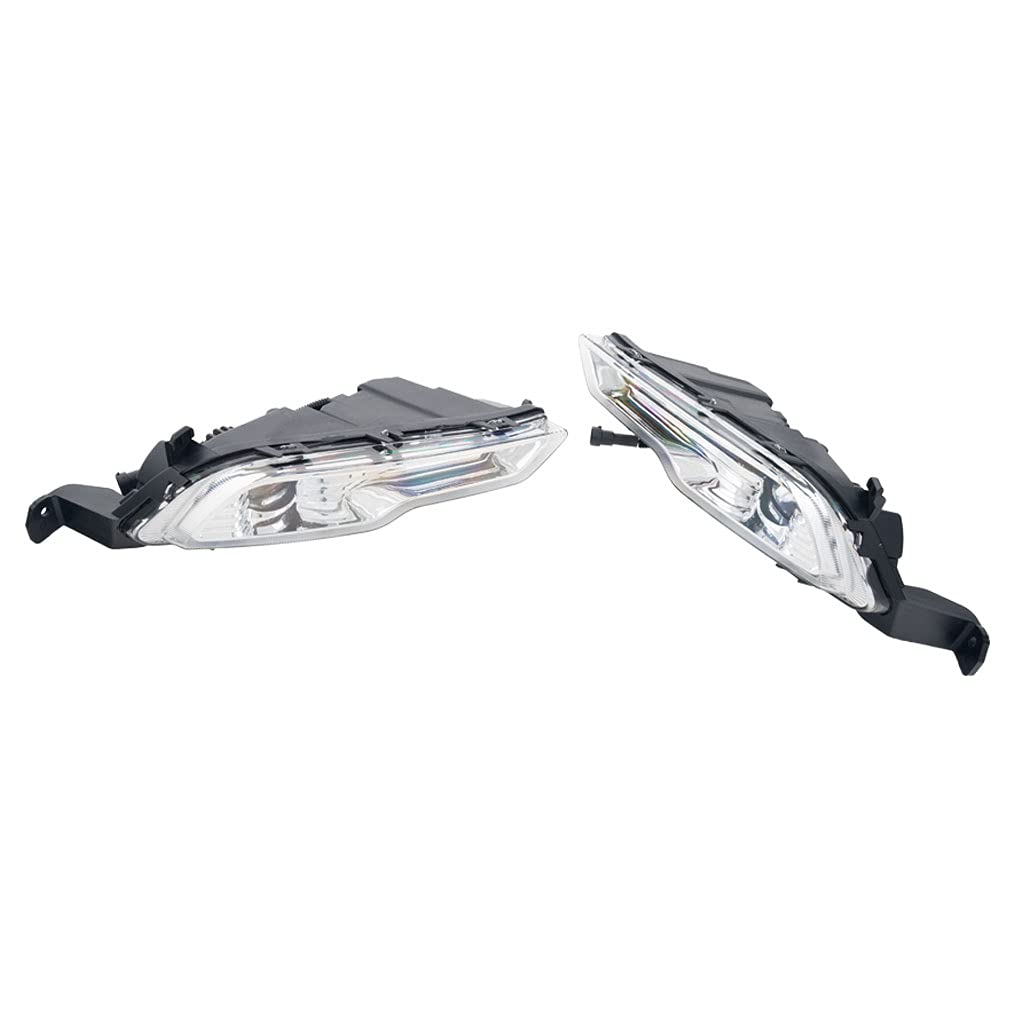2017-2018 Ford Fusion LED Fog Lights Kit with Bezel Switch & Wiring Harness - Upgrade Your Car's Visibility for Night Driving & Bad Weather