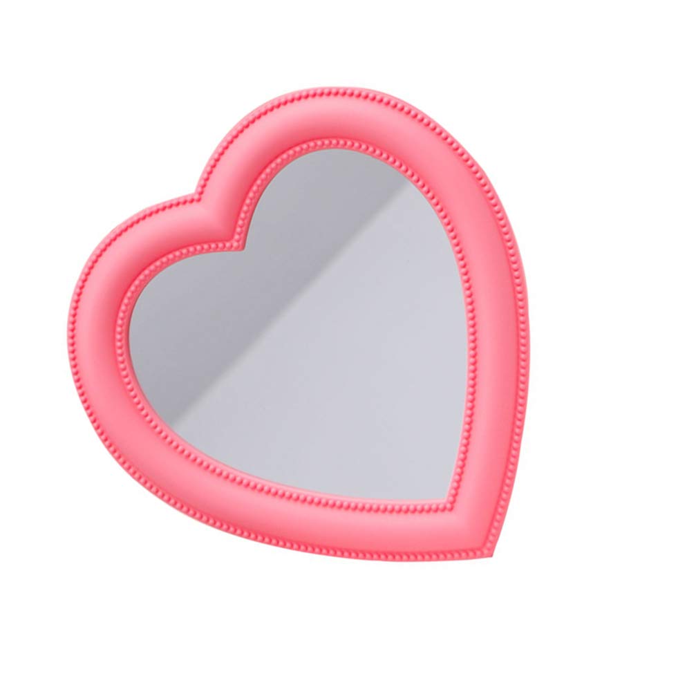 BESPORTBLE Decorative Hand Mirror - Vanity Makeup Mirror with Stand for Desk, Travel & Home Decor | Folding Tabletop Mirror for Bedroom, Bathroom & Office Use
