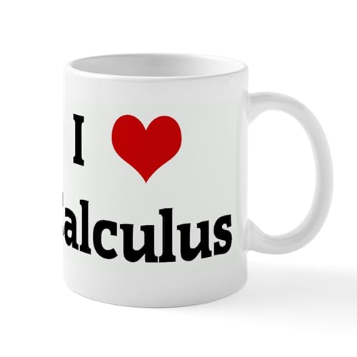 White - I Love Calculus Mug