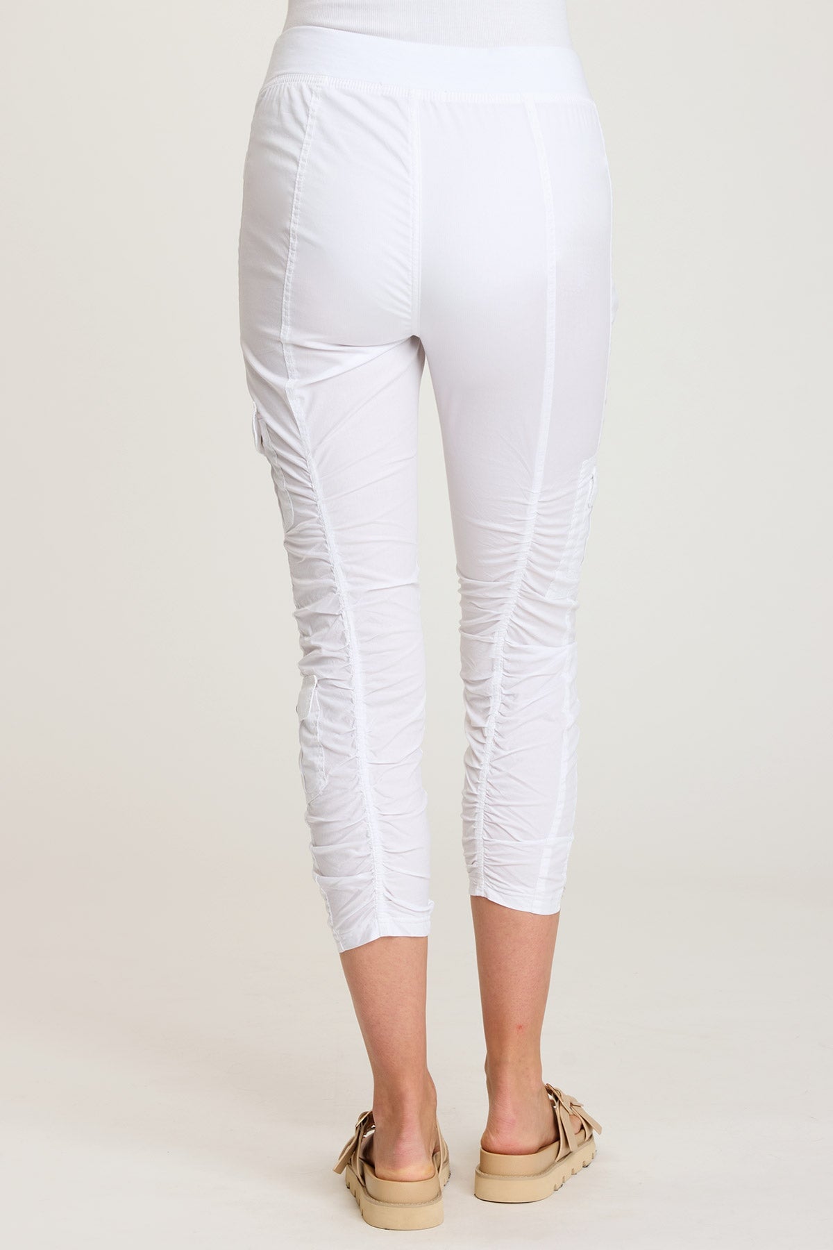 Tilton High Waist Yoga Leggings for Women - Soft & Stretchy Workout Pants - White - Perfect for Yoga, Gym, Running & Lounge Wear