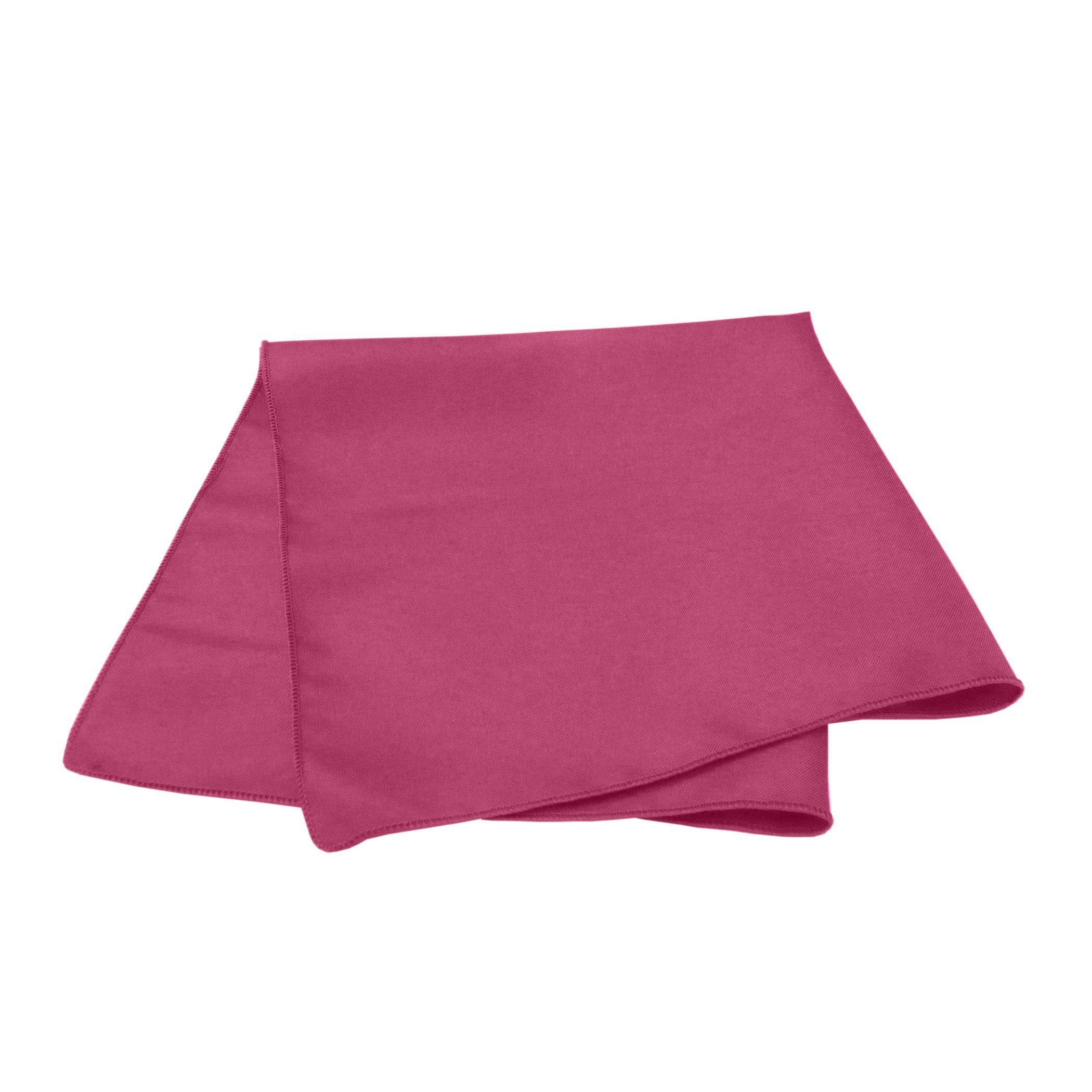 Ultimate Textile - 10 Dozen 10x10 Inch Hot Pink Cocktail Napkins | Premium Cloth Drink Napkins for Parties, Weddings & Bars | Reusable & Absorbent