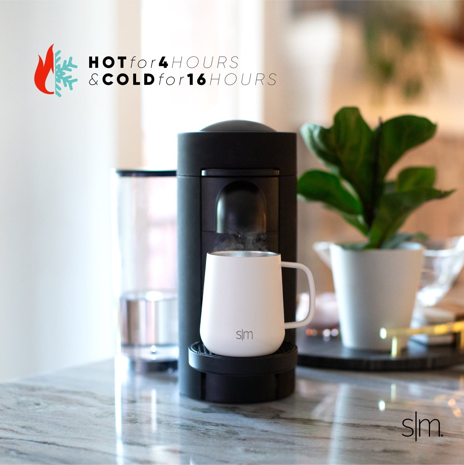 Premium 12 oz Voyager Coffee Mug with Handle - Insulated Travel Mug for Hot & Cold Drinks - Perfect for Office, Commute, Camping & Outdoor Adventures