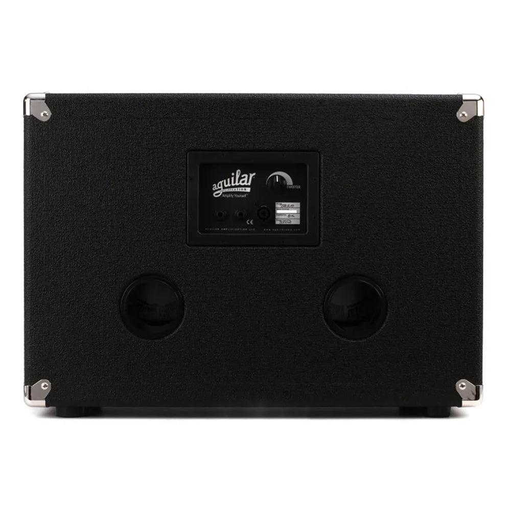 Aguilar DB 210 350 Watt 2x10 Bass Cabinet - Classic Black 8 Ohm | Premium Bass Amp for Live Performances & Studio Recording