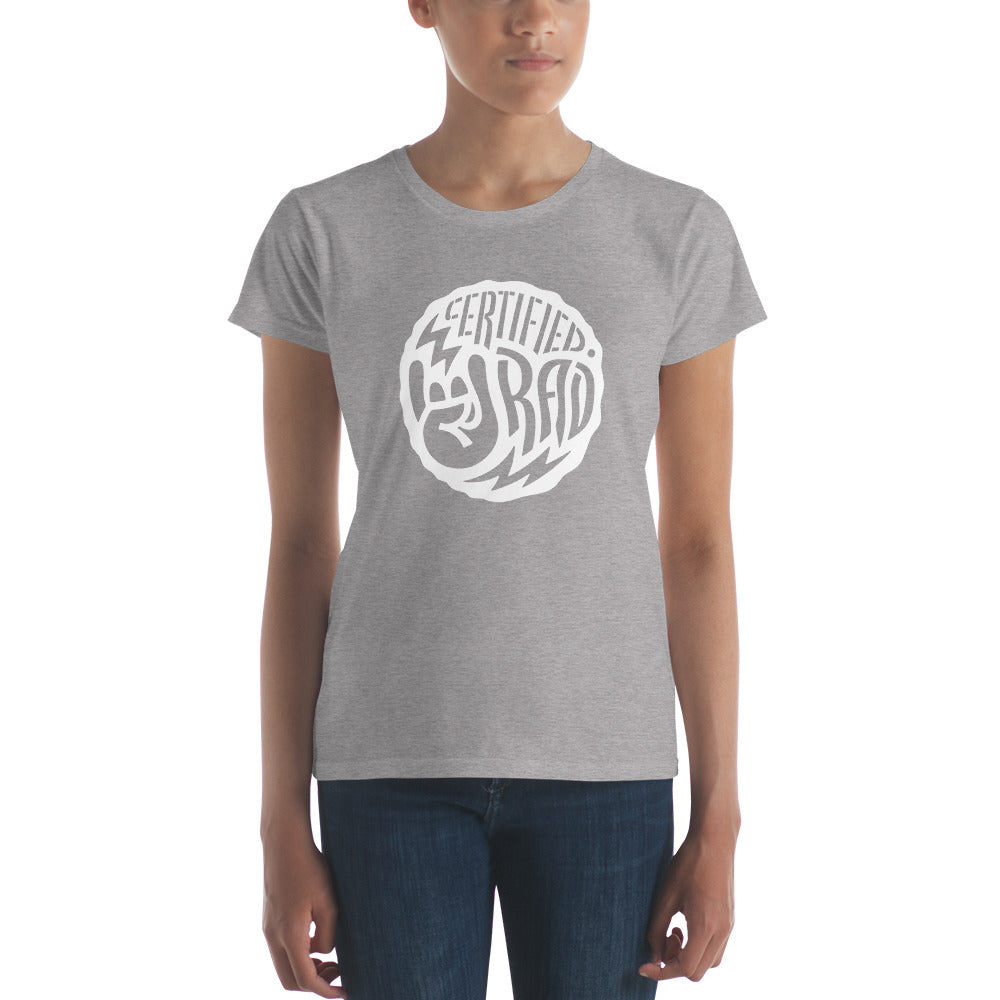 Certified Rad Women's T-Shirt - Soft Cotton Comfort Fit Tee for Casual Wear, Workouts & Everyday Style