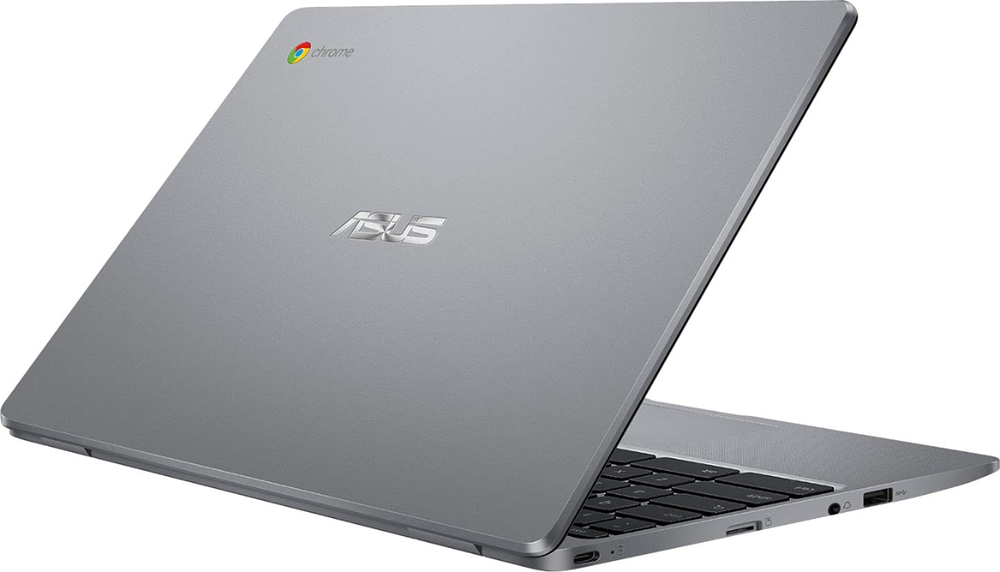 ASUS Chromebook CX22N 11.6-inch HD Laptop - Intel Celeron N3350, 4GB RAM, 32GB eMMC, Intel UHD Graphics, SD Card Reader - Lightweight Grey (CX22NA-211.BB01) | Perfect for Students, Online Learning & Remote Work