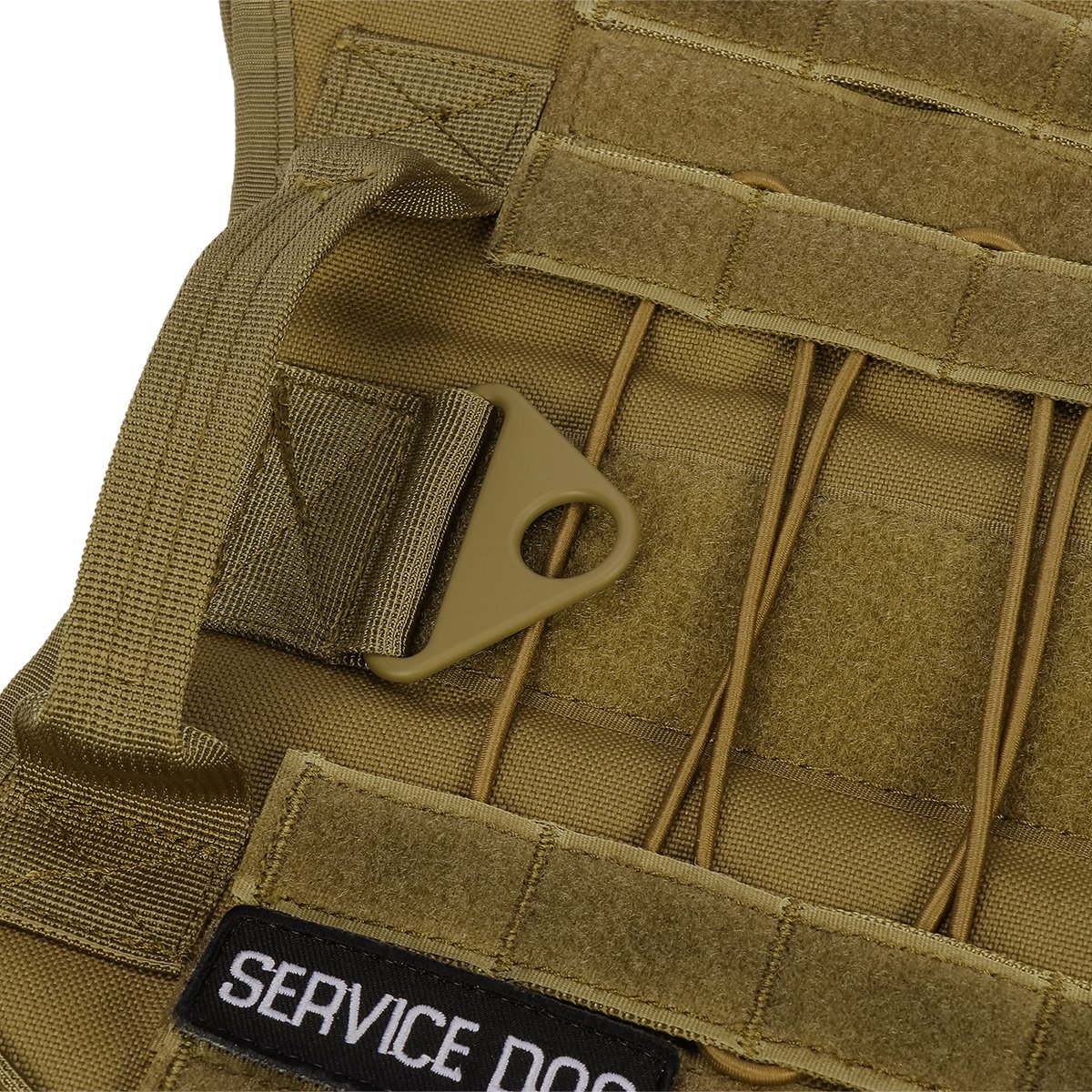 IronSeals Tactical Service Dog Vest - Patrol Training Harness with MOLLE System & Handles for Police K9, Military & Working Dogs - Perfect for Outdoor, Security & Search Missions