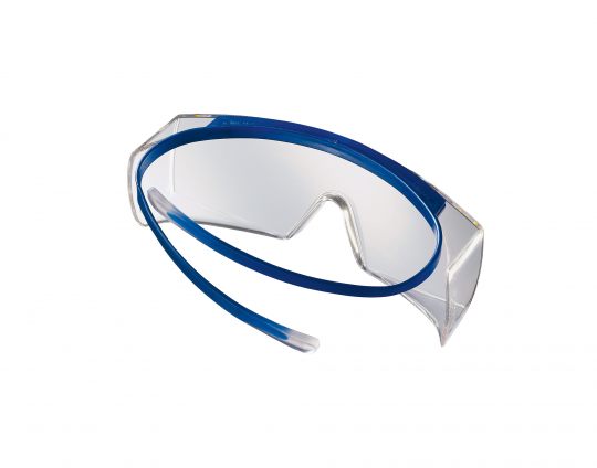 Uvex Super OTG Safety Glasses - ANSI Z87.1 Certified Over-The-Glasses Protective Eyewear for Work, Lab & DIY Projects