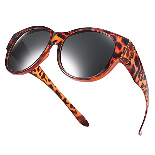 Sg01-amber Leopard-black/Non-mirrored